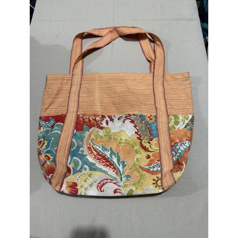 Handmade Floral Paisley‎ Multicolor Beach Hobo Hippie Tote Shoulder Bag Large